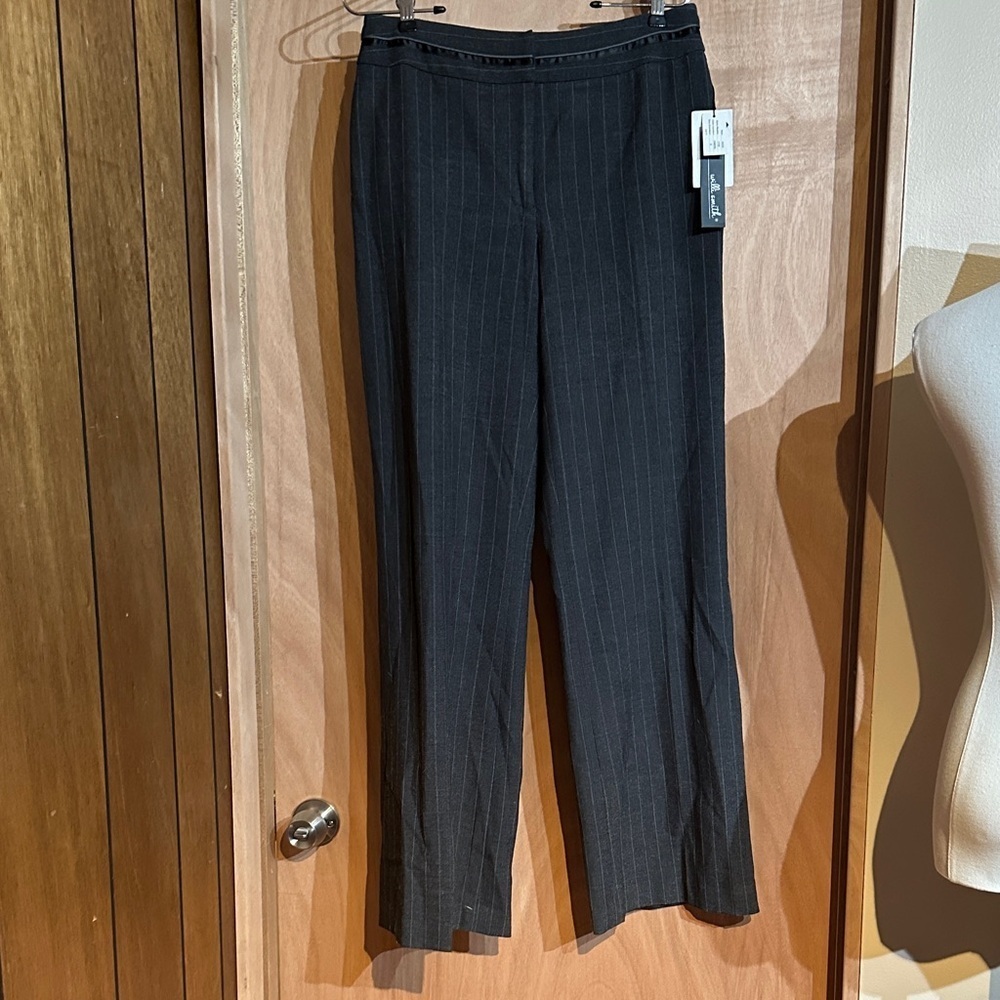 Willi Smith Charcoal Pinstripe Pants